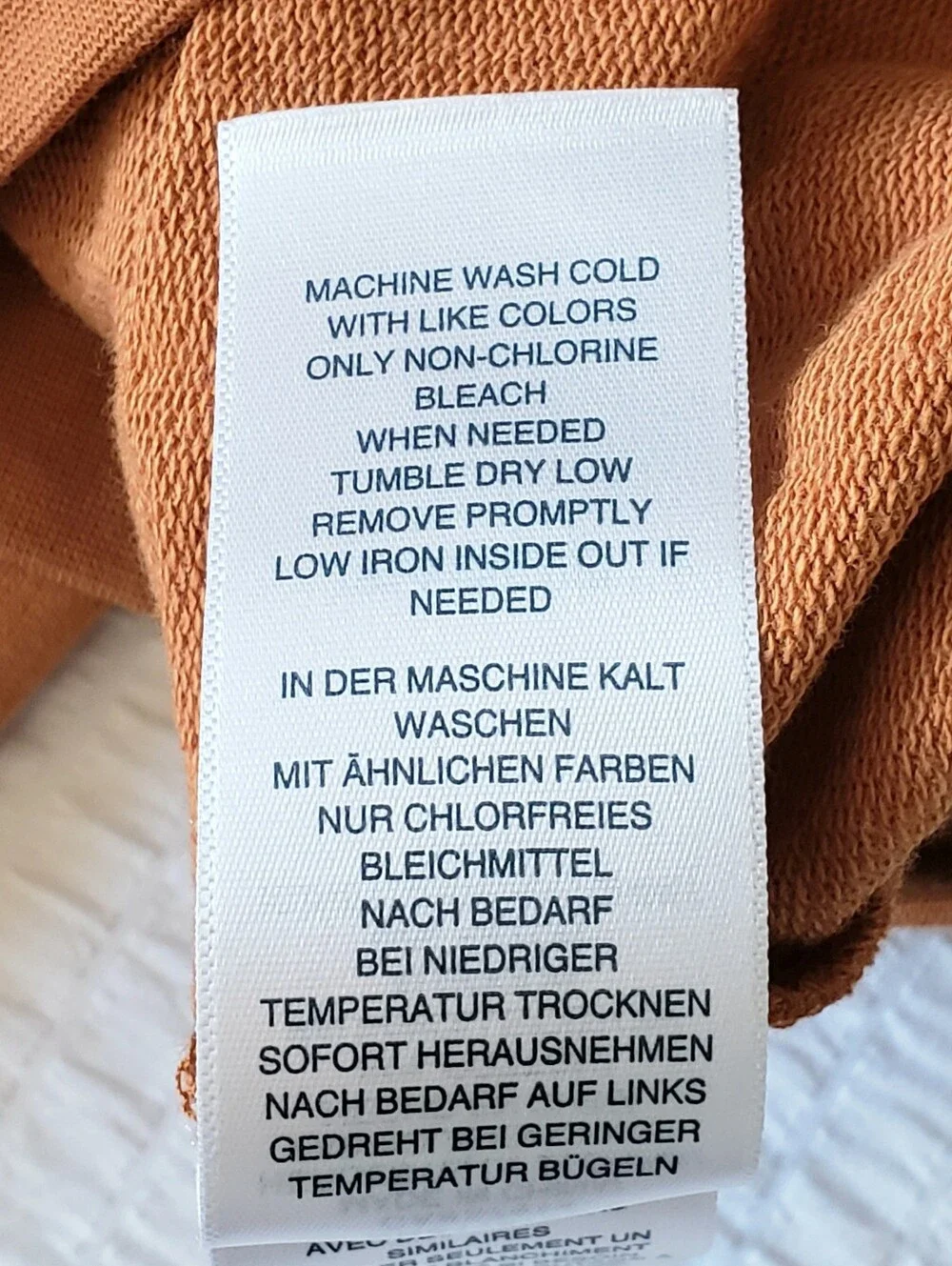 TRUE RELIGION Men's 1/4 Zip Pullover SS Lightweight Sweatshirt (XXL) Orange/Blue